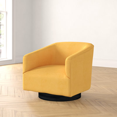 Swivel Yellow Accent Chairs You'll Love in 2020 | Wayfair